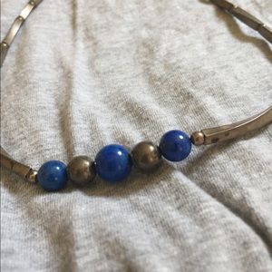 Blue & silver necklace